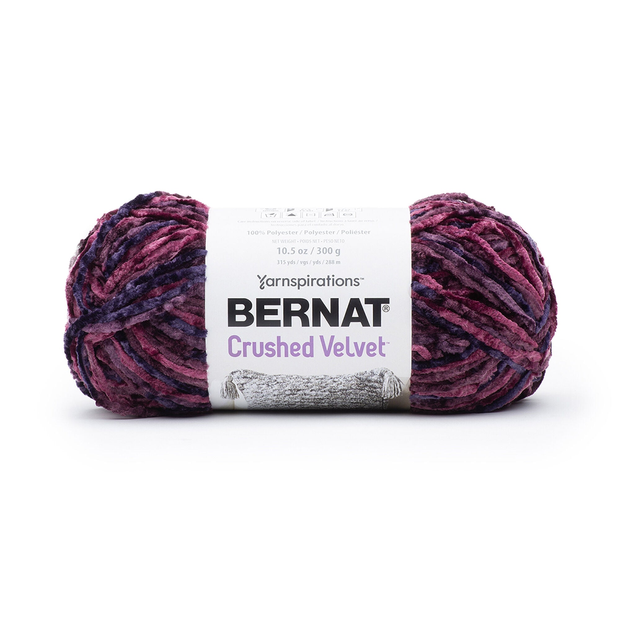 Can Bernat crushed velvet and Bernat velvet yarns be used together in a crochet project Can Bernat crushed velvet and Bernat velvet yarns be used together in a crochet project