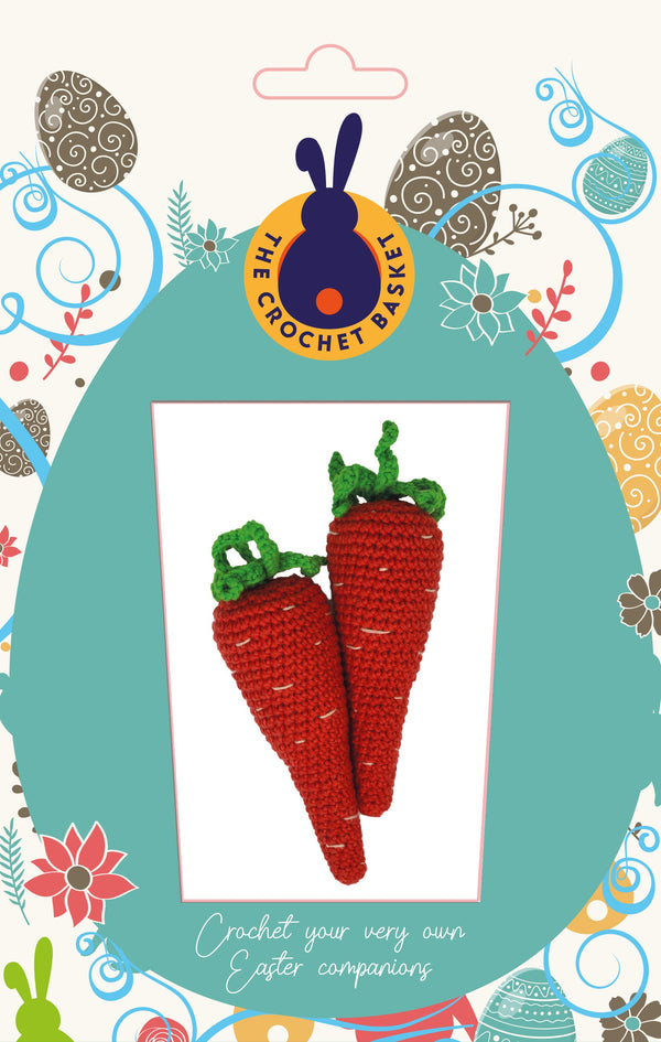 Knitty Critters - Easter Amigurumi Crochet Kit - Carrots (Red)