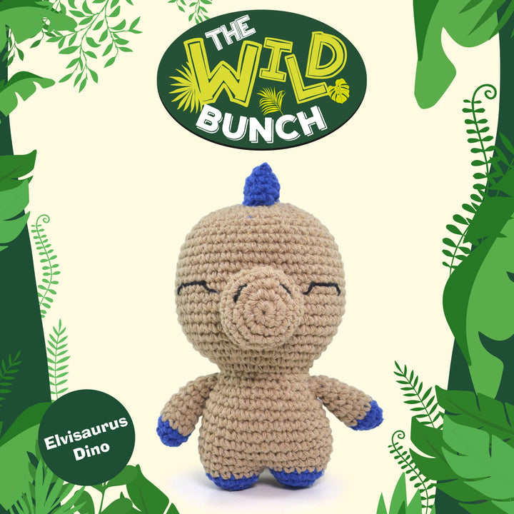 Elvisaurus Knitty Critters - The Wild Bunch - Amigurumi Crochet Kit - Elvisaurus ...