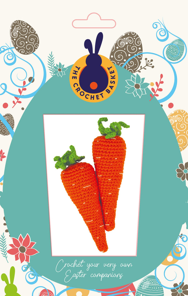 Knitty Critters - Easter Amigurumi Crochet Kit - Carrots (Yellow)